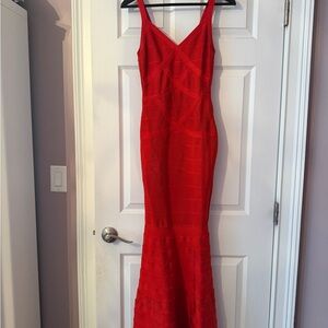 Elegant Red Wedding Dress